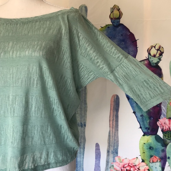 Sheer Off the Shoulder Top - Picture 3 of 5